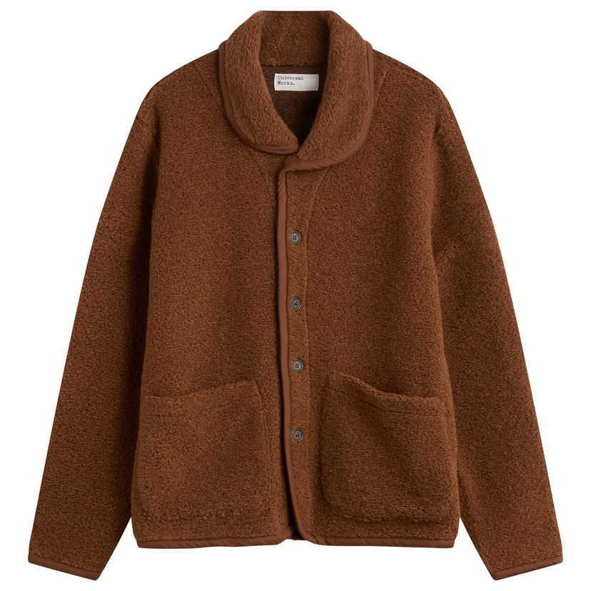 Jakna Universal Works Universal Works Alvar Fleece Lancaster Jacket Smeđa | 33703-CMN