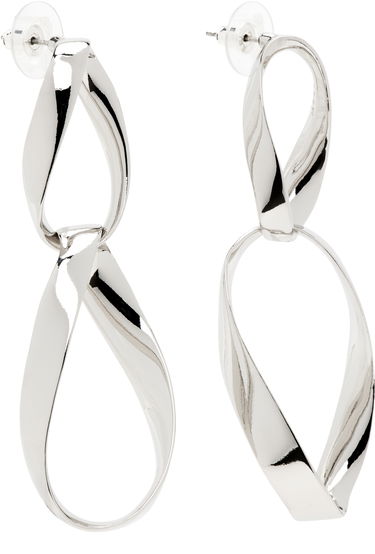 Naušnice ISABEL MARANT Isabel Marant Long Twisted Earrings Metalik | BL0182FA-C1B19B, 4
