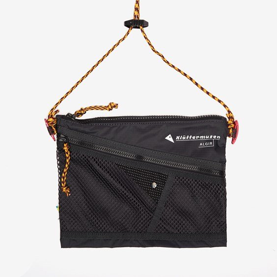 Ručna torbica Klättermusen Algir Accessory Bag Medium Crna | 41426U01-961