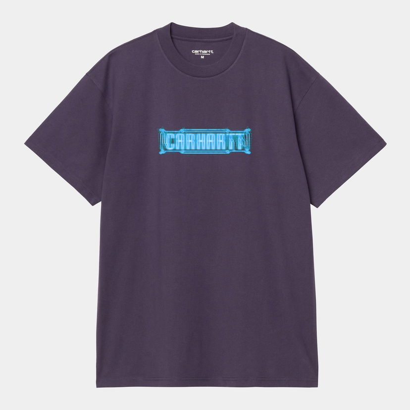Majica kratkih rukava Carhartt WIP Carhartt WIP Electric Boogie Short Sleeve T-Shirt Ljubičasta | I035457_19