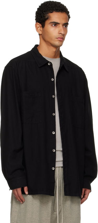 Košulja Rick Owens DRKSHDW Concordians Jumbo Button-Up Shirt Bež | DU02E7299 CFL, 4
