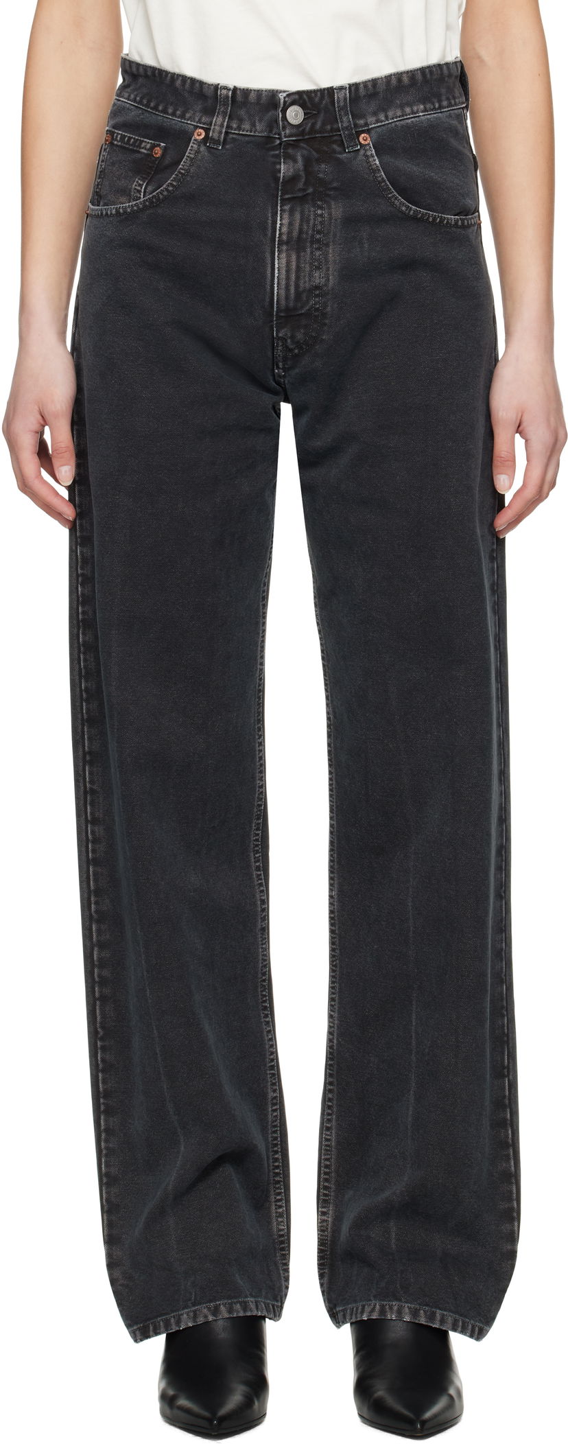Jeans Maison Margiela MM6 Maison Margiela 5 Pocket Jeans Crna | SH0LA0010 M35249