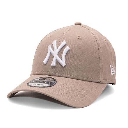 Kapa New Era 9FORTY MLB Nos League Essential New York Yankees - Ash Brown / White One Size Bež | 60471457
