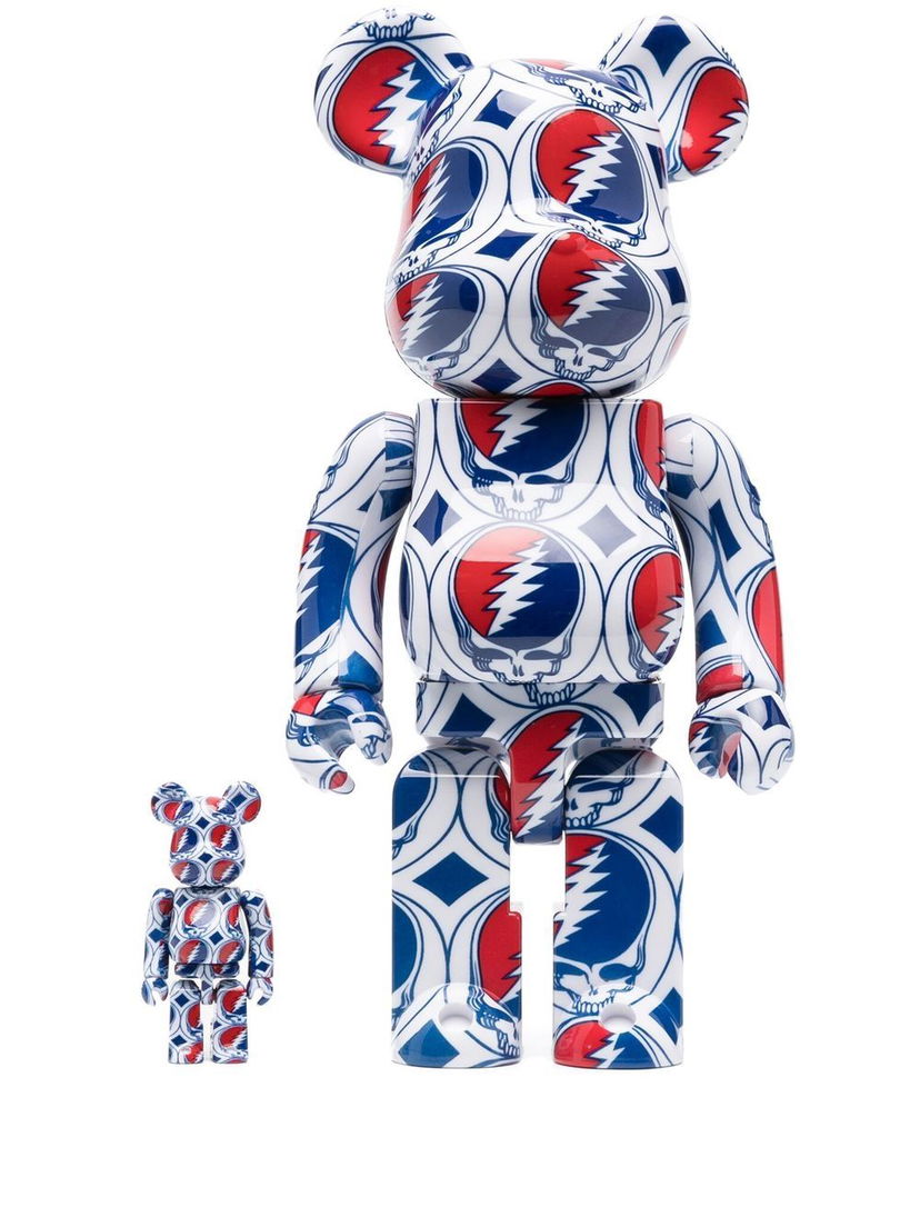 Kolekcionarsko Medicom Toy Grateful Dead 100% and 400% figure set - White Bijela | 14GDSTEALFW19307910