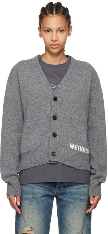 Džemper We11done We11done Patch Pocket Cardigan Siva | WD-KC3-23-621-U-CH, 0