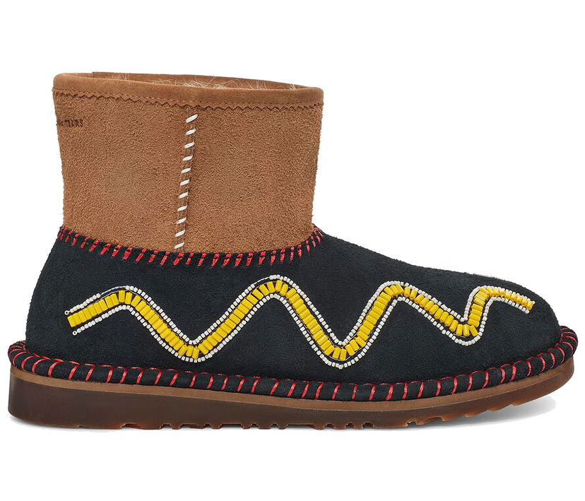 Odjeća UGG Classic Boot Denim Tears ONIA Chestnut Smeđa | 1126411-CHE