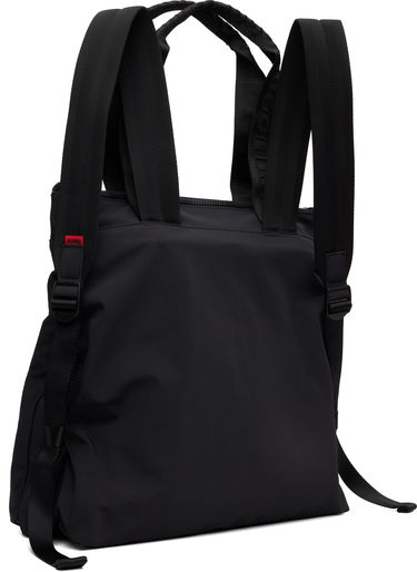 Ruksak BOSS Hugo 3D Logo Patch Tote Backpack Crna | 50551789, 2