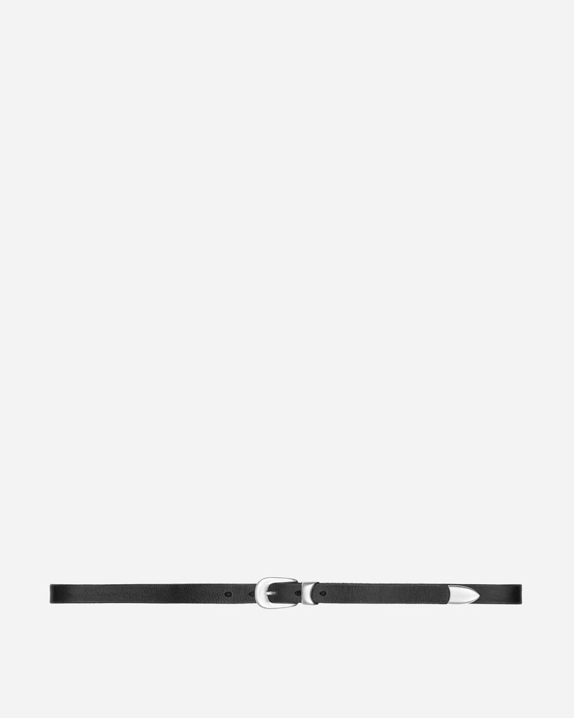 Pojasevi OUR LEGACY Narrow Leather Belt Crna | A2208BBLA 001