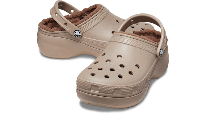 Tenisice i cipele Crocs Platform Lined Clogs Bež | 207938-195, 1