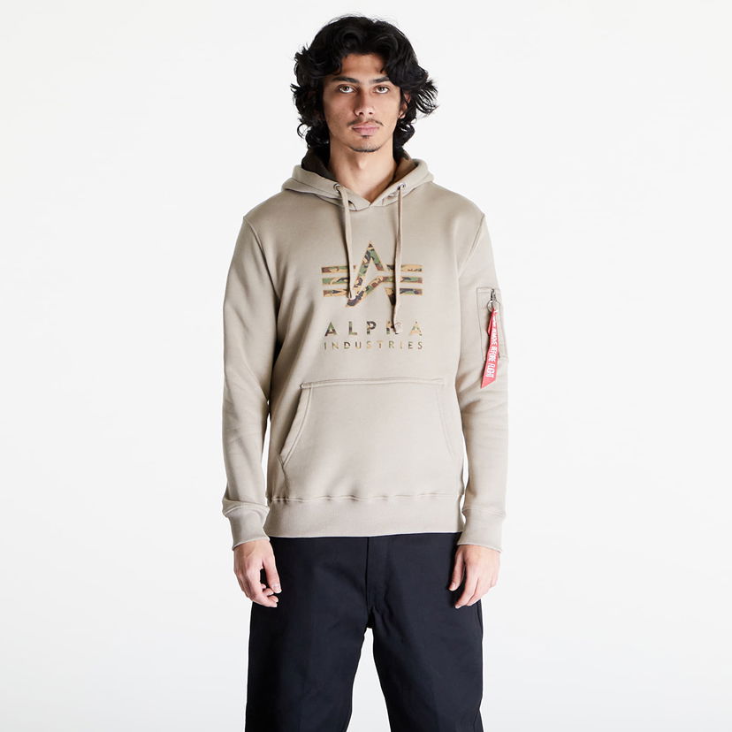 Dukserice Alpha Industries Camo TPU Hoody Vintage Sand Bež | 146337-679