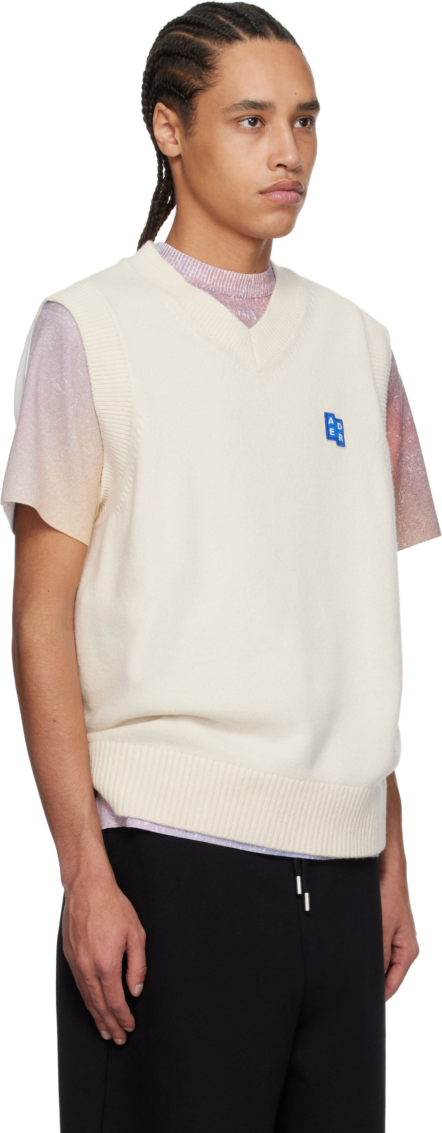 Džemper ADER ERROR ADER error Significant TRS Tag Knit Vest Bijela | BO42FYKT0201OT, 1