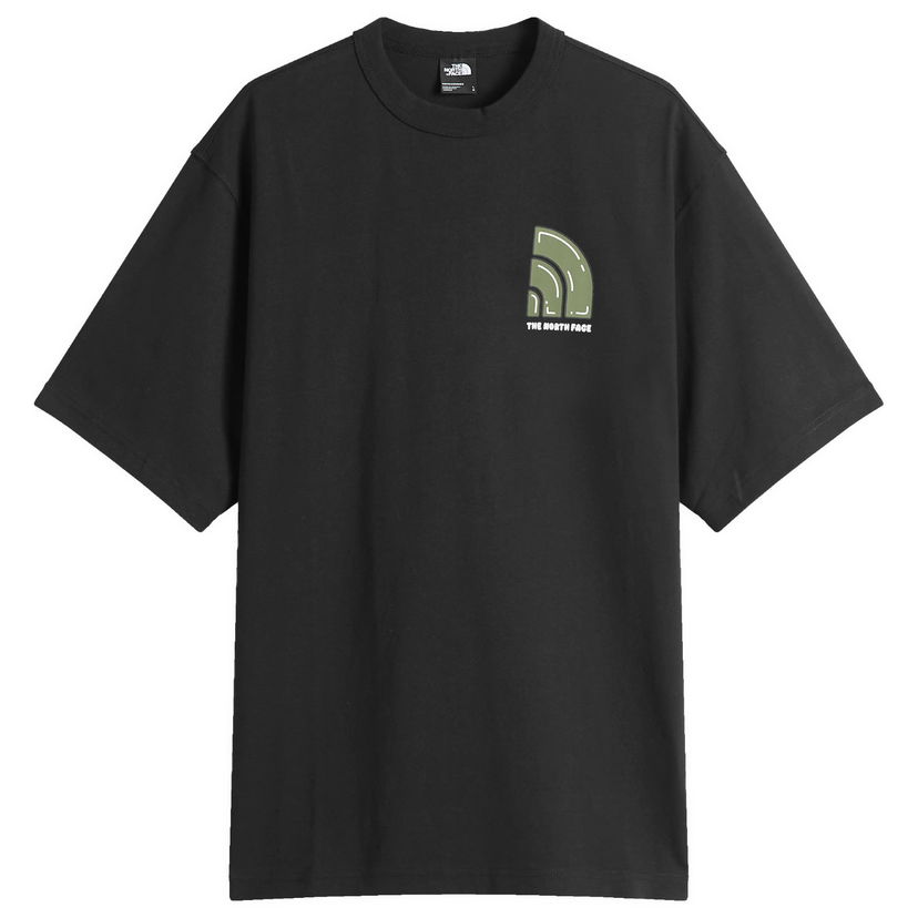Majica kratkih rukava The North Face Men's Bubble Logo Relaxed T-Shirt, Size Small Crna | NF0A8F2RJK3
