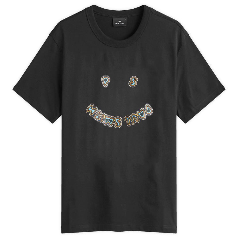 Majica kratkih rukava Paul Smith PS Happy T-Shirt, Size Large Crna | M2R-204Z-PP5078-79