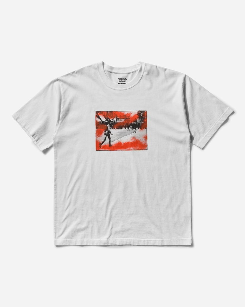 Majica kratkih rukava Neighborhood Rebel Dread Print T-Shirt Bijela | 242PCDRN-ST01S WHITE