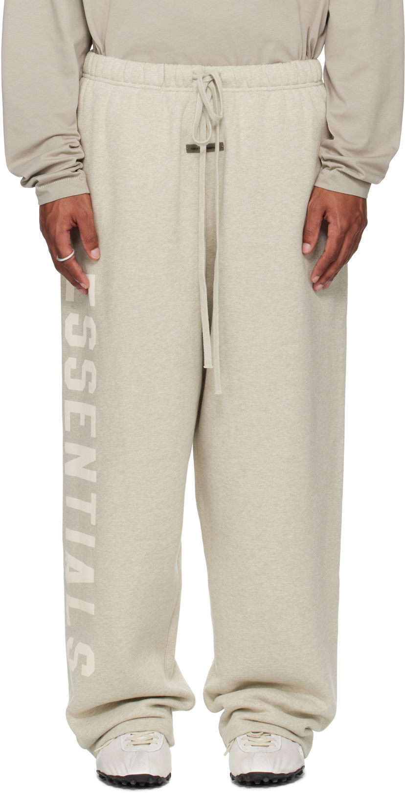 Trenirka Fear of God Fear of God ESSENTIALS Fleece Lounge Sweatpants Bež | 130SP254322F