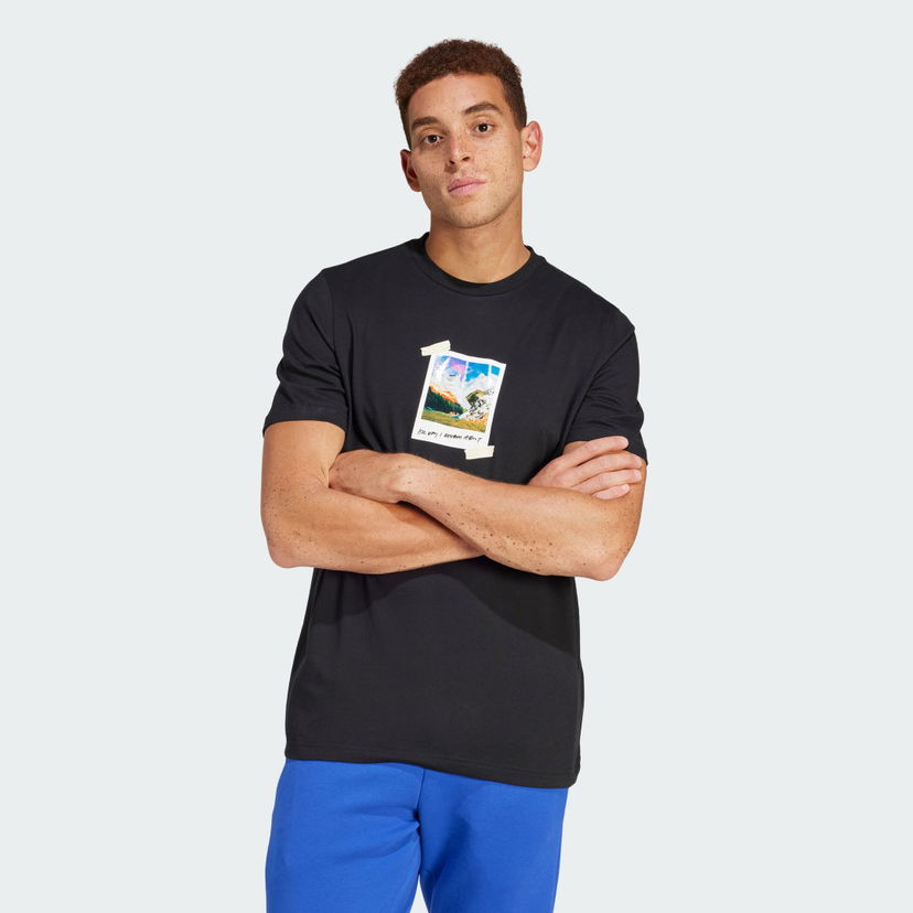 Majica kratkih rukava adidas Performance adidas Sportswear All Day I Dream About... Crna | IN6439