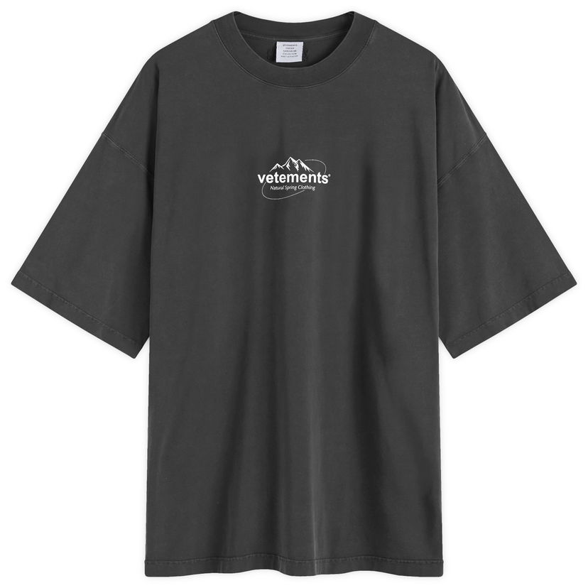Majica kratkih rukava VETEMENTS Spring Logo T-Shirt Crna | UA65TR680B