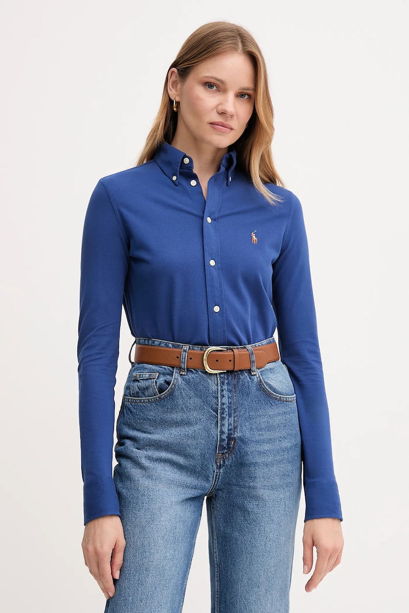 Košulja Polo by Ralph Lauren Polo Ralph Lauren Classic Fit Button-Down Shirt Plava | 211924258