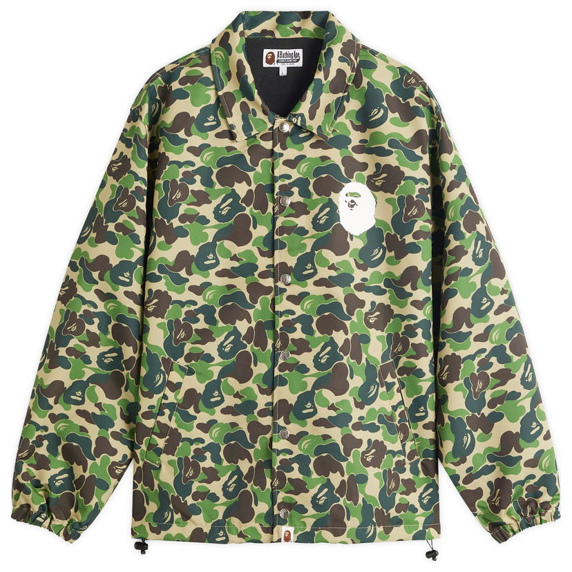 Vjetrovka BAPE A Bathing Ape ABC Camo Coach Jacket, Size L Zelena | 001LJL301010M-GRN