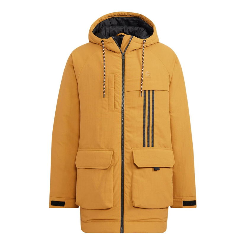 Parka adidas Originals Neo Logo Padded Parka Žuta | HN4761