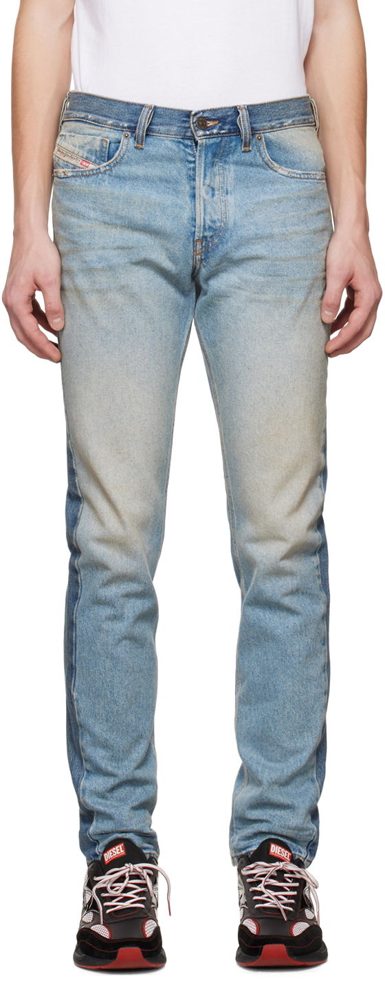 Jeans Diesel 1995 Faded Slim Jeans Plava | A0711609E21