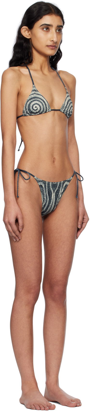 Kupaći kostimi Jean Paul Gaultier Jean Paul Gaultier 'The Spirale' Bikini Plava | 25/34-F-BS024-J587-000203, 1
