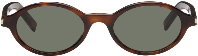 Sunčane naočale Saint Laurent Saint Laurent SL 751 Jeanne Oval Sunglasses Smeđa | SL 751 JEANNE-003