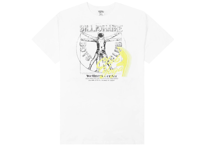 Majica kratkih rukava BILLIONAIRE BOYS CLUB Billionaire Boys Club Wellness Graphic T-Shirt Bijela | 8118313WHT