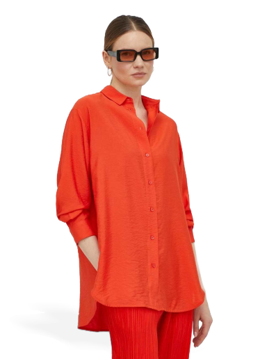 Košulja Samsoe Samsoe Alfrida Shirt Crvena | F23100143