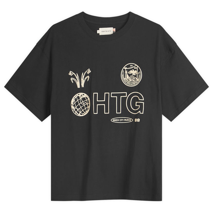 Majica kratkih rukava Honor The Gift Honor the Gift Inner City Parks T-Shirt, Size Large Crna | HTG250148-BLK