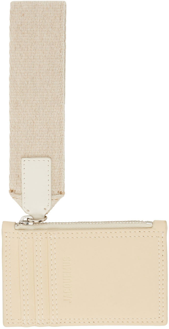 Novčanik Jacquemus Off-White 'Le Porte Nastrinu' Card Holder Bež | 22H226SL011-3088, 0