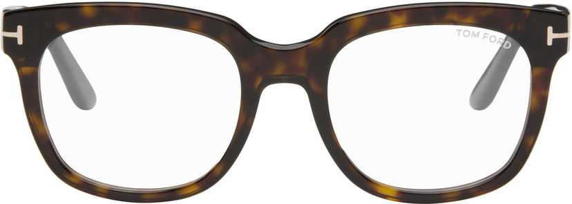 Sunčane naočale Tom Ford Tom Ford Full Rim Square Acetate Glasses Smeđa | FT5537-B_52052