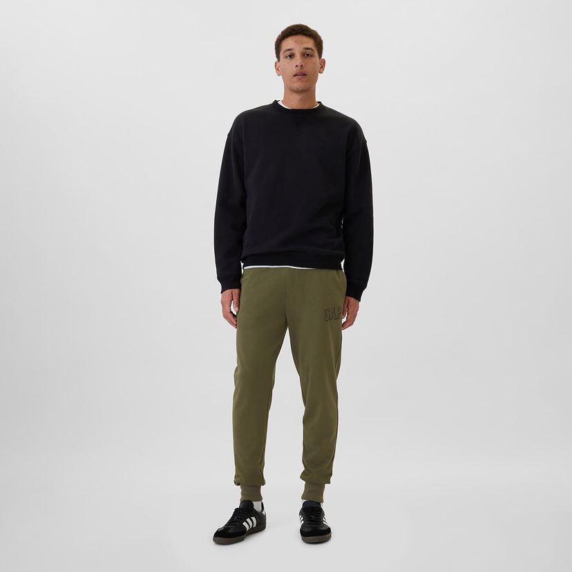 Majica kratkih rukava GAP Athletic Jogger Olive Night S Crna | 542249-03