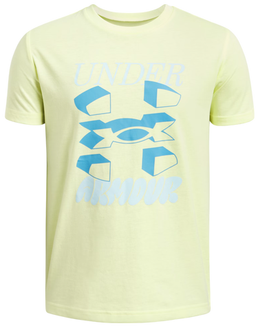 Majica kratkih rukava Under Armour Split Big Logo Short Sleeve T-Shirt Žuta | 1390003-727, 0