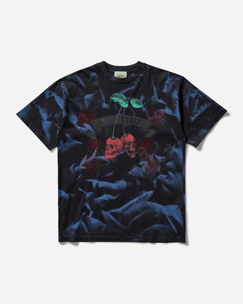 Majica kratkih rukava Aries Sprayed Trash Cherries T-Shirt Crna | AR6001503 MLT