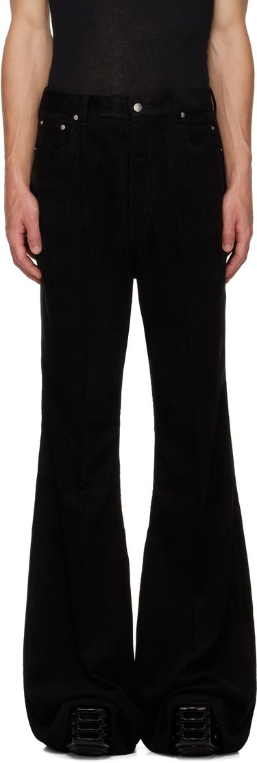 Hlače Rick Owens Concordians Bolan Bootcut Trousers Crna | RU02E1335 MLC9, 0