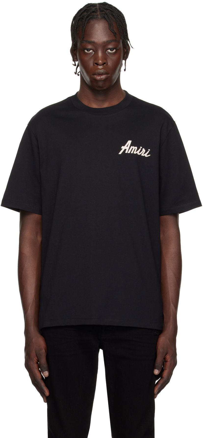 Majica kratkih rukava AMIRI Black 'City' T-Shirt Crna | AMJYTE1146