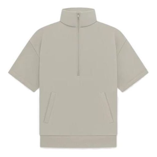 Džemper Fear of God Essentials 3/4 Sleeve Half Zip Pullover Siva | 192BT224313F
