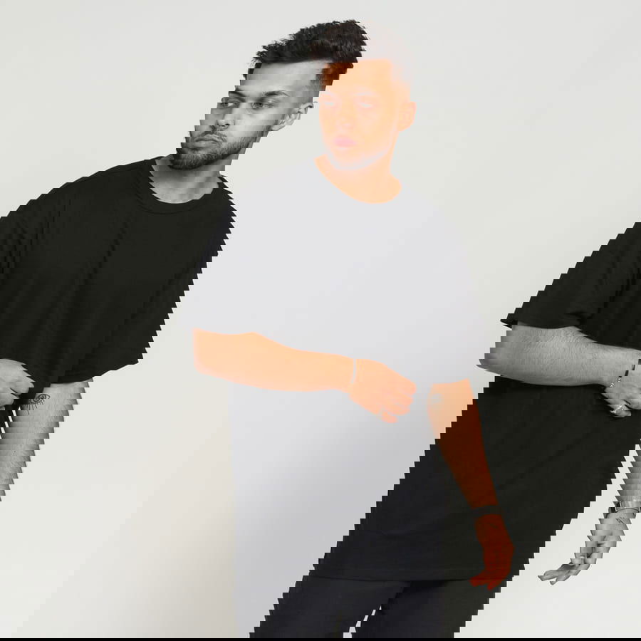 Majica kratkih rukava Urban Classics Organic Basic Tee Crna | TB3085 black, 0