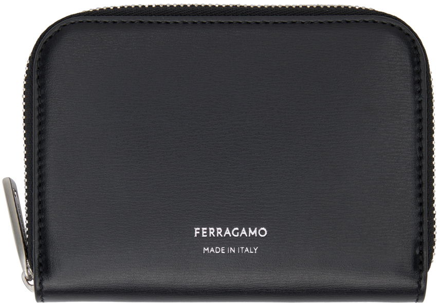 Novčanik FERRAGAMO Ferragamo Zipped Card Holder Crna | 770114, 0