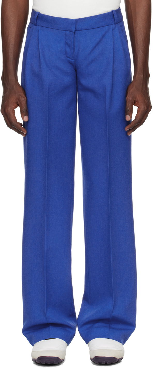 Hlače Coperni Tailored Wide Leg Trousers Plava | COPP63835MEN