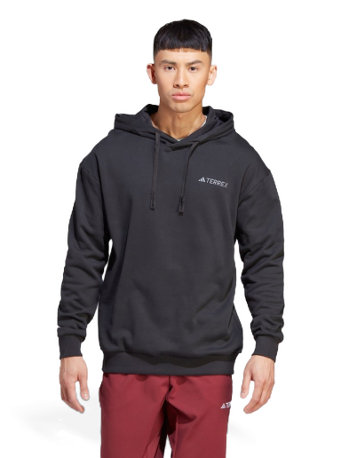 Dukserice adidas Performance Terrex Logo Crna | IB6565