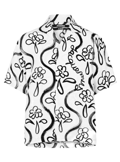 Košulja Jacquemus La Chemise Jean Floral Tamnoplava | 216SH201-1050-9AE