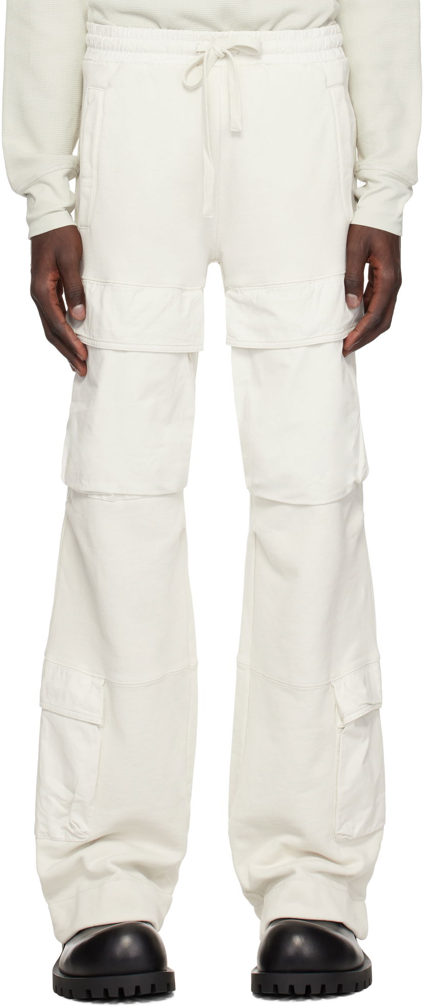 Cargo hlače Entire Studios Utility Cargo Pants Bijela | ES2341RI