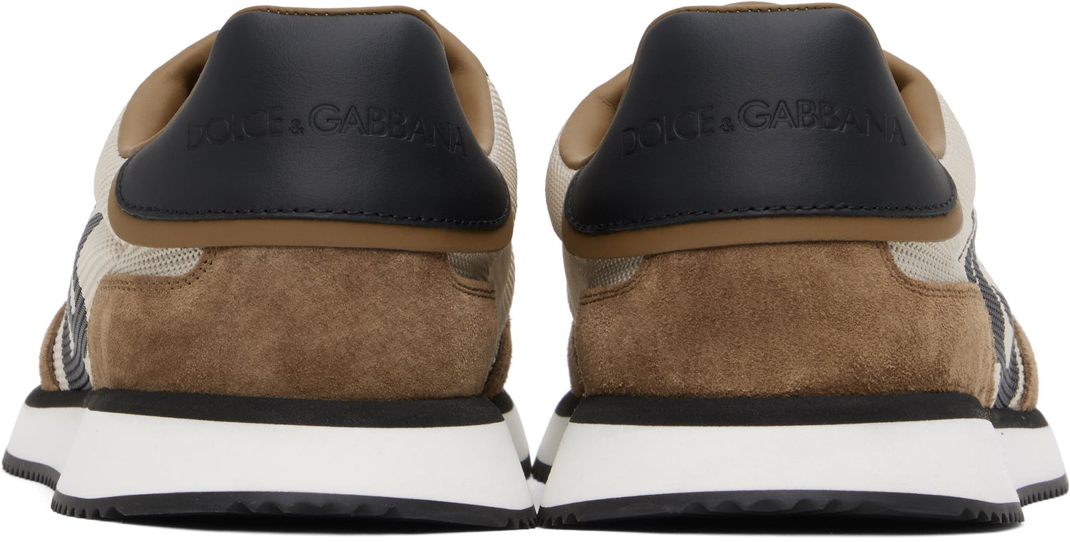 Tenisice i cipele Dolce & Gabbana Mixed-Material 'DG' Cushion Smeđa | CS2288 A3D24, 1