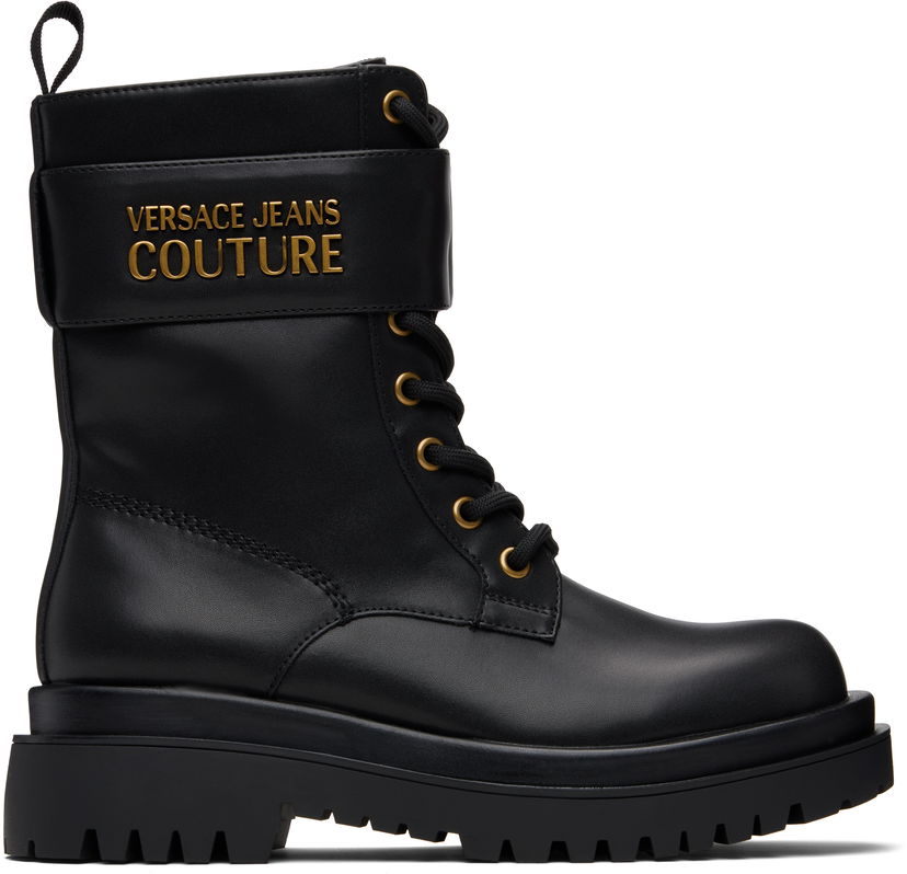 Tenisice i cipele Versace Versace Jeans Couture Logo Hardware Boots Crna | E79VA3S64_E71570