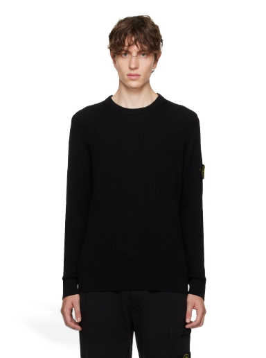 Džemper Stone Island Rib Crna | 7915553C2