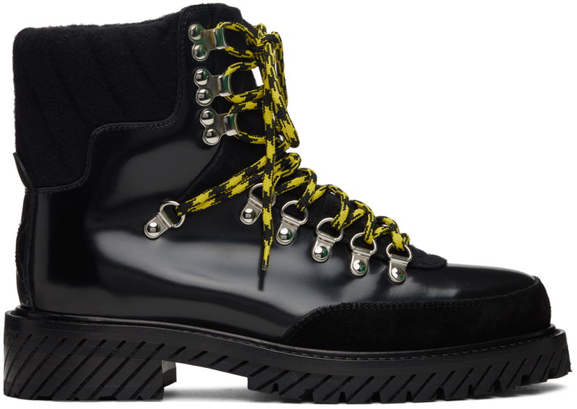 Tenisice i cipele Off-White Gstaad Lace-Up Boots Crna | OMID028F23LEA0011010