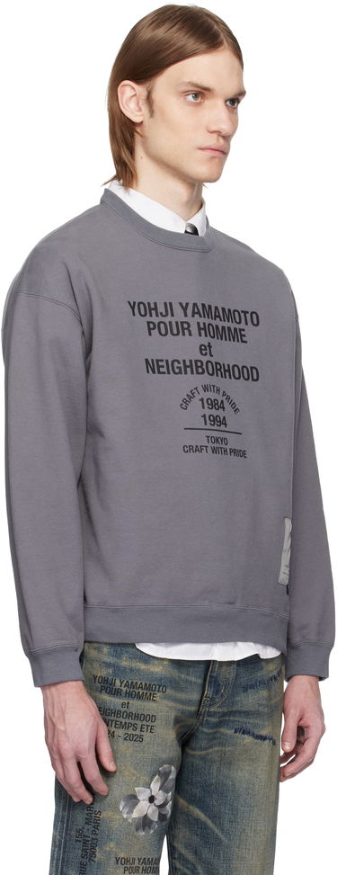 Džemper Yohji Yamamoto Yohji Yamamoto x Neighborhood Edition Long Sleeve Sweatshirt Siva | HP-T88-995, 1