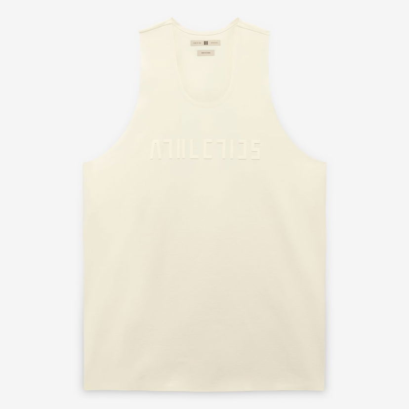 Majica bez rukava adidas Performance Fear of God Athletics Quickdry Jersey Performance Tank Top Bijela | JZ4906